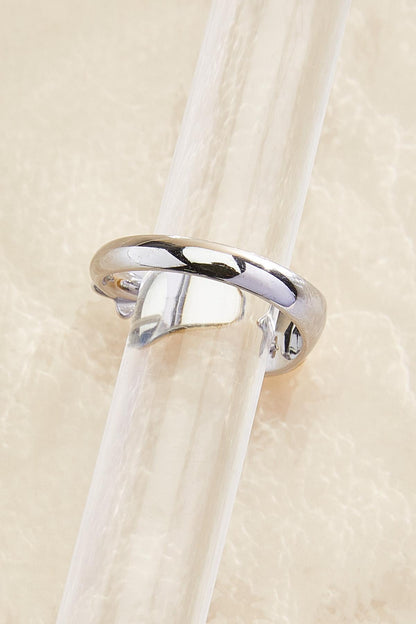 Versona waterproof two tone seashell open ring TWO_TONE