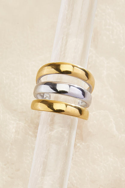 Versona waterproof two tone ring TWO_TONE