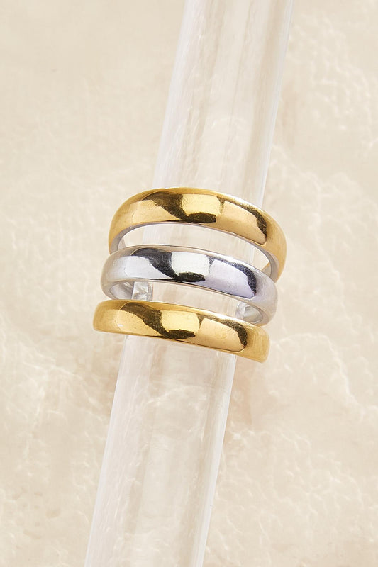 Versona waterproof two tone ring TWO_TONE