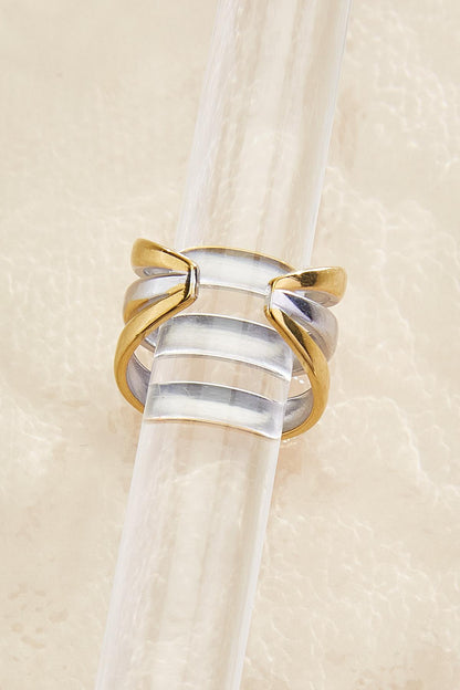 Versona waterproof two tone ring TWO_TONE