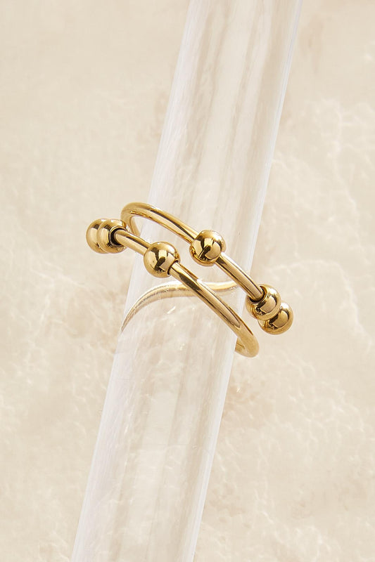 Versona waterproof fidget ring GOLD