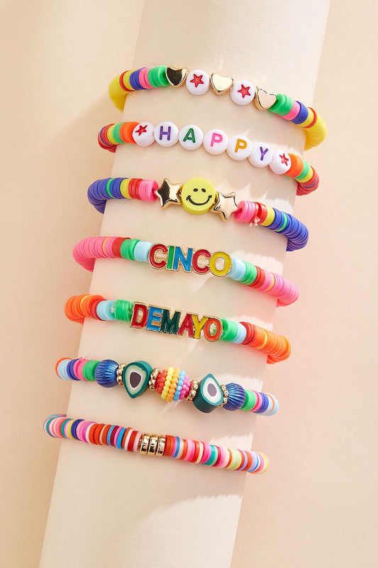 Versona happy cinco de mayo bracelet set GOLD