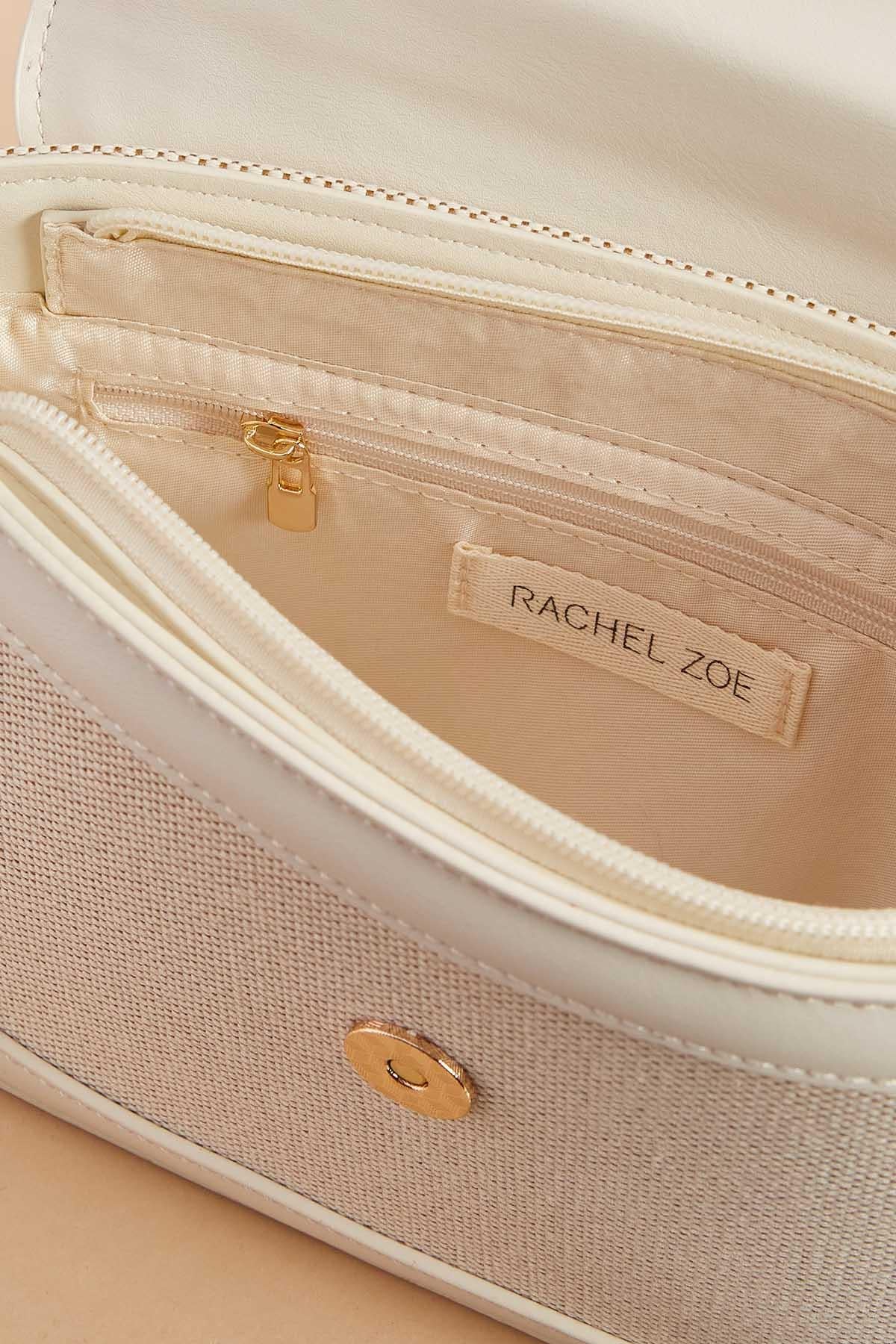 Versona bamboo handle beach crossbody CREAM