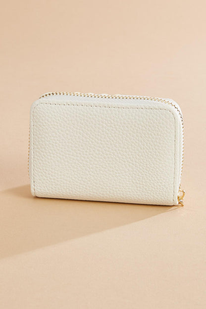 Versona pearl embellished card case PEARL