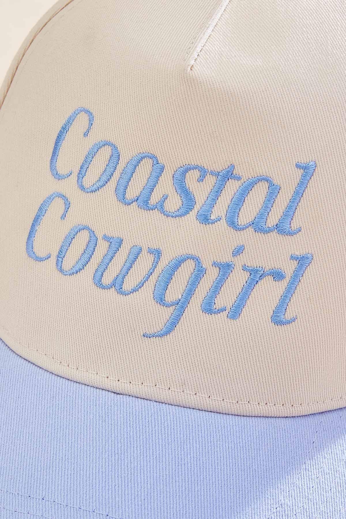 Versona coastal cowgirl trucker hat LIGHT_WASH