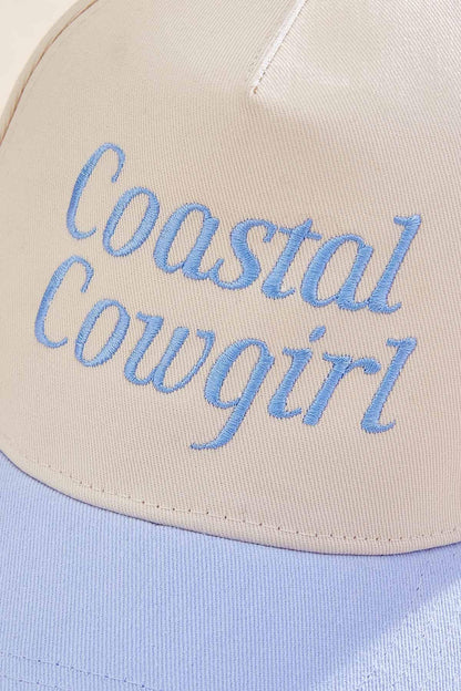 Versona coastal cowgirl trucker hat LIGHT_WASH