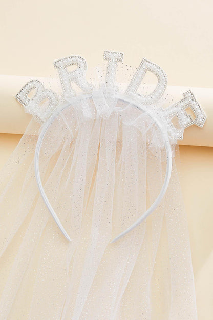 Versona bride veil headband BRIGHT_WHITE