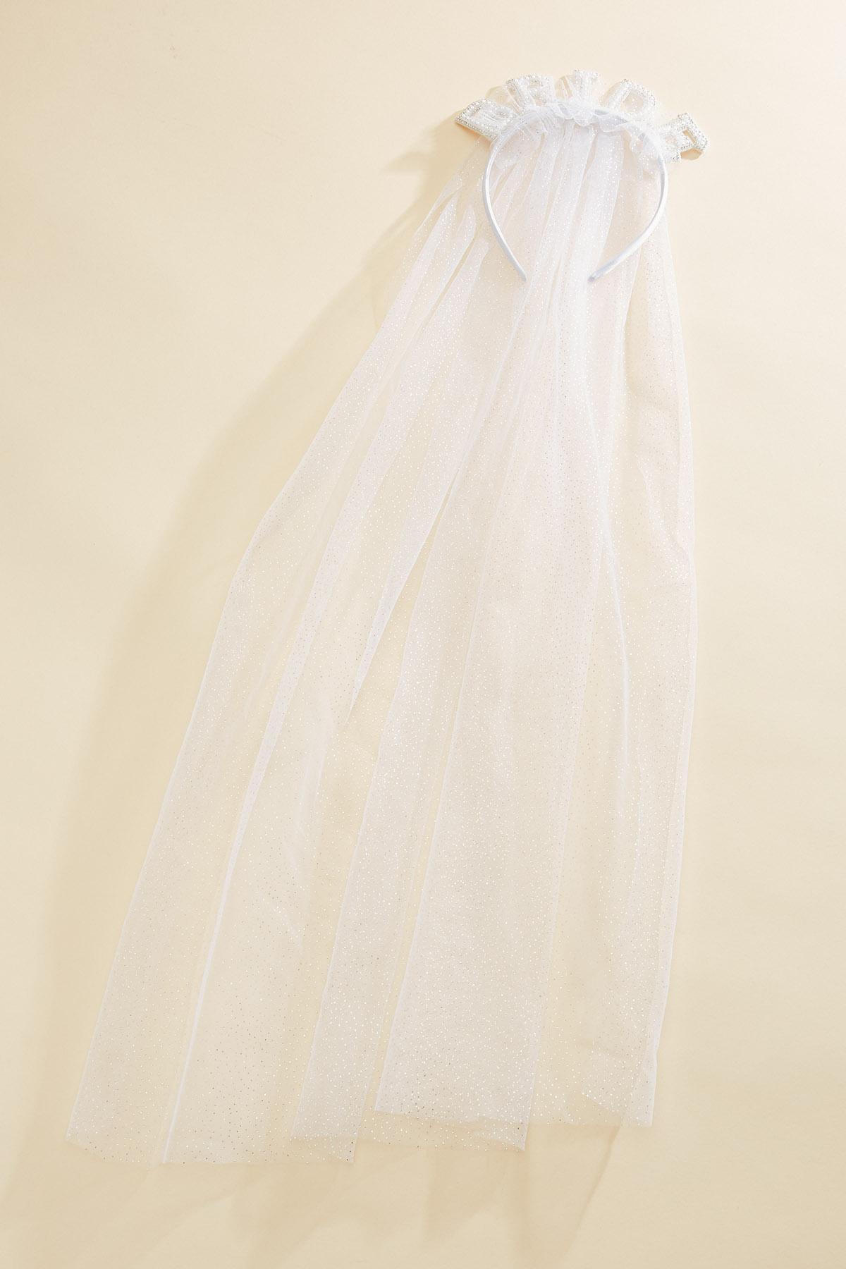 Versona bride veil headband BRIGHT_WHITE
