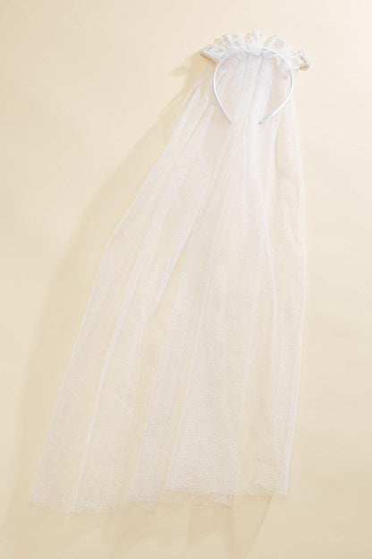 Versona bride veil headband BRIGHT_WHITE
