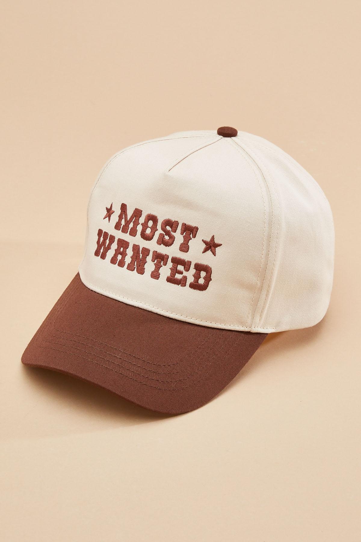Versona most wanted baseball hat BROWN