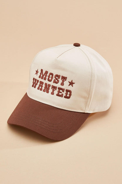 Versona most wanted baseball hat BROWN