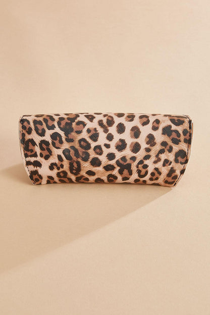 Versona leopard print sunglass case LEOPARD_PATTERN