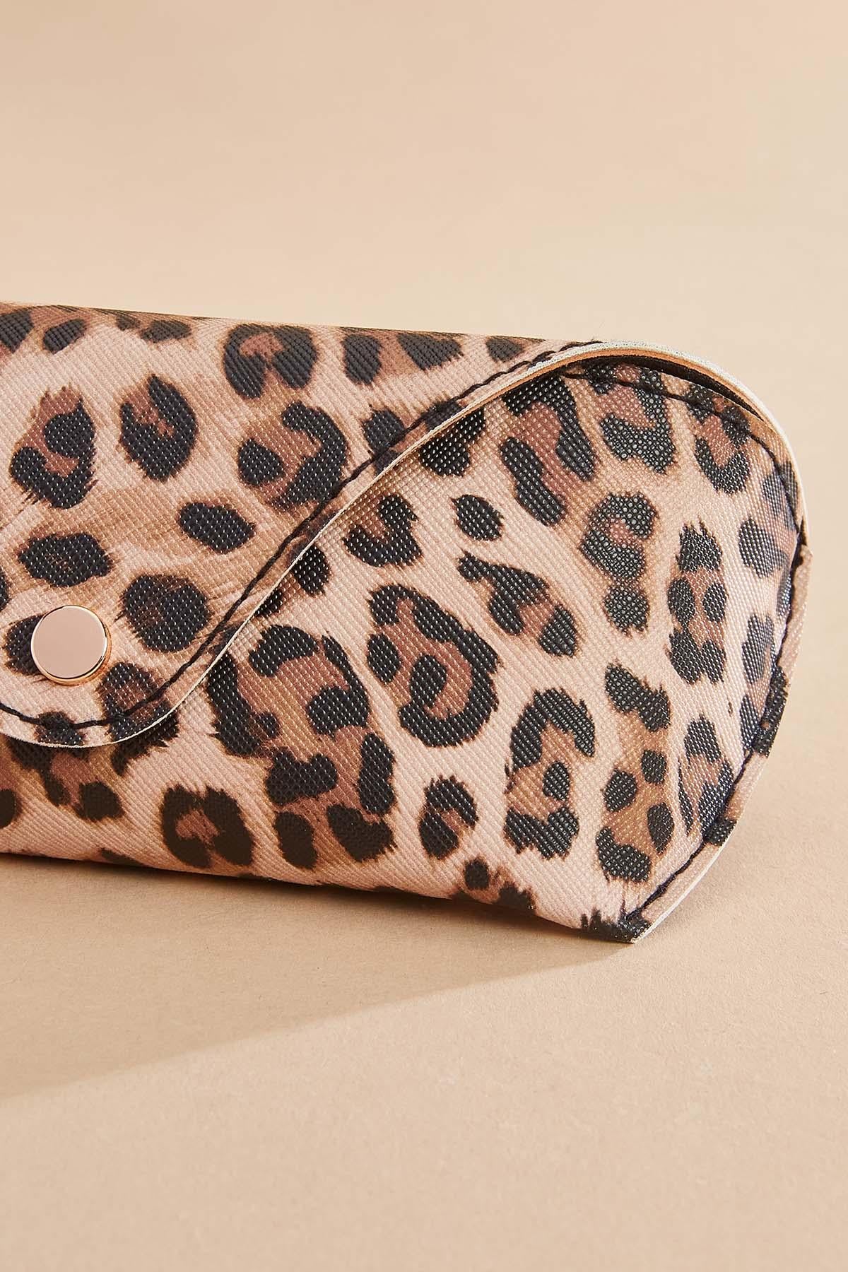 Versona leopard print sunglass case LEOPARD_PATTERN
