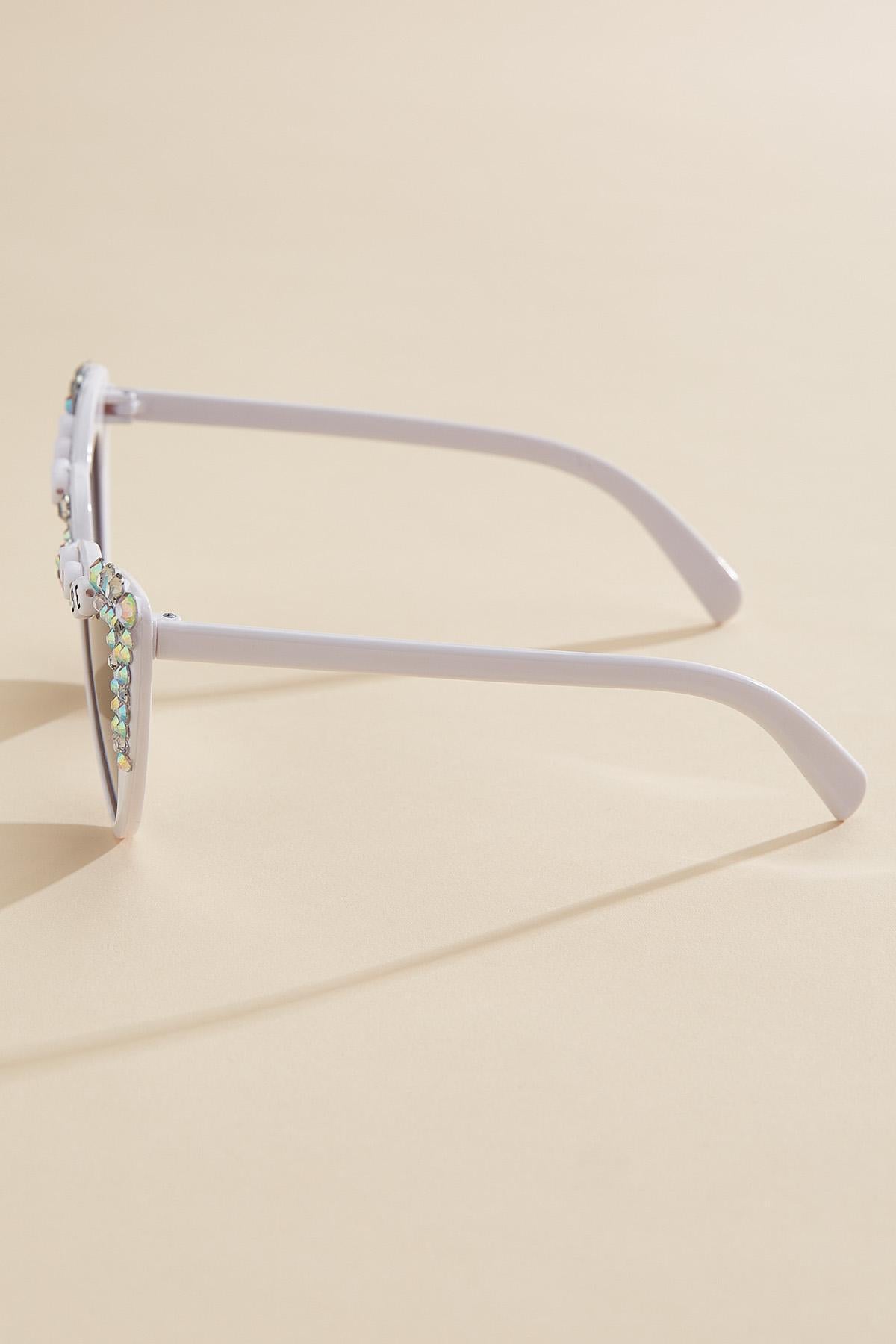 Versona bride to be sunglasses WHITE