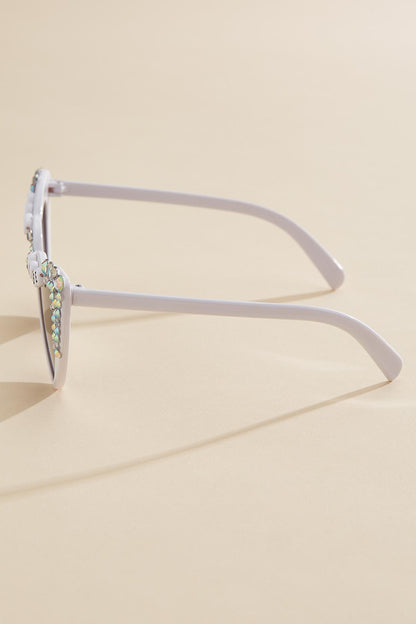 Versona bride to be sunglasses WHITE