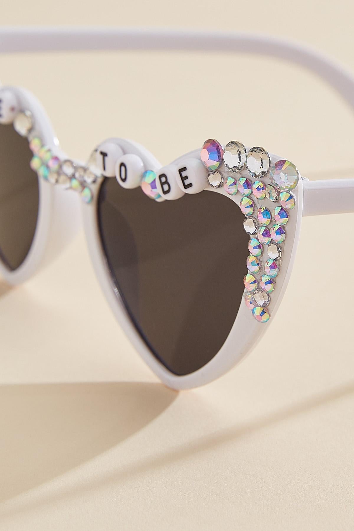 Versona bride to be sunglasses WHITE