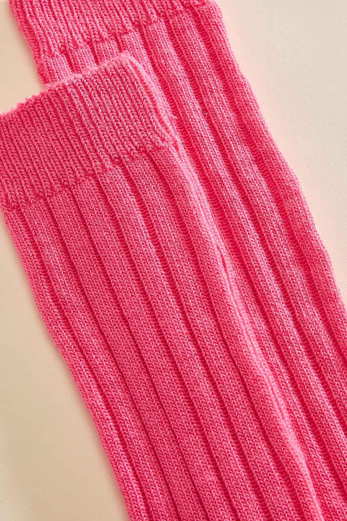 Versona slouchy ribbed crew socks BLUE