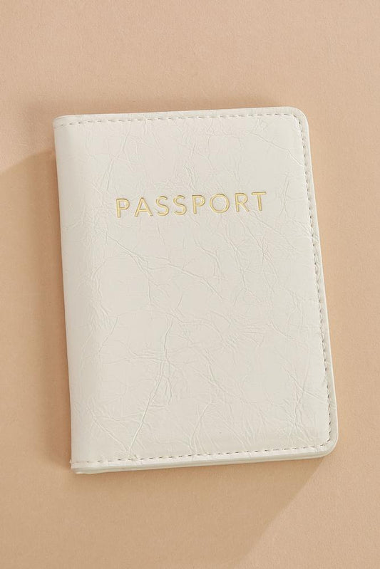 Versona pearly white passport cover PEARL