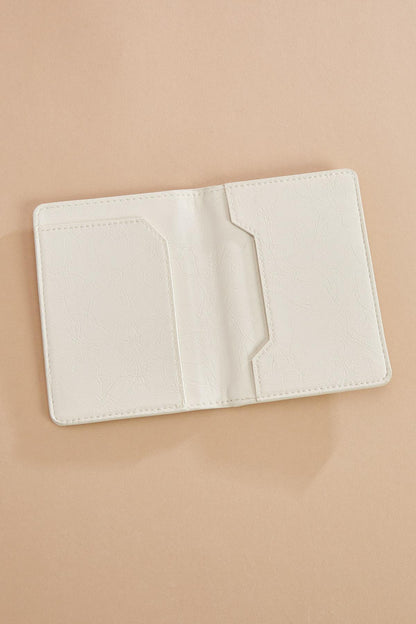 Versona pearly white passport cover PEARL
