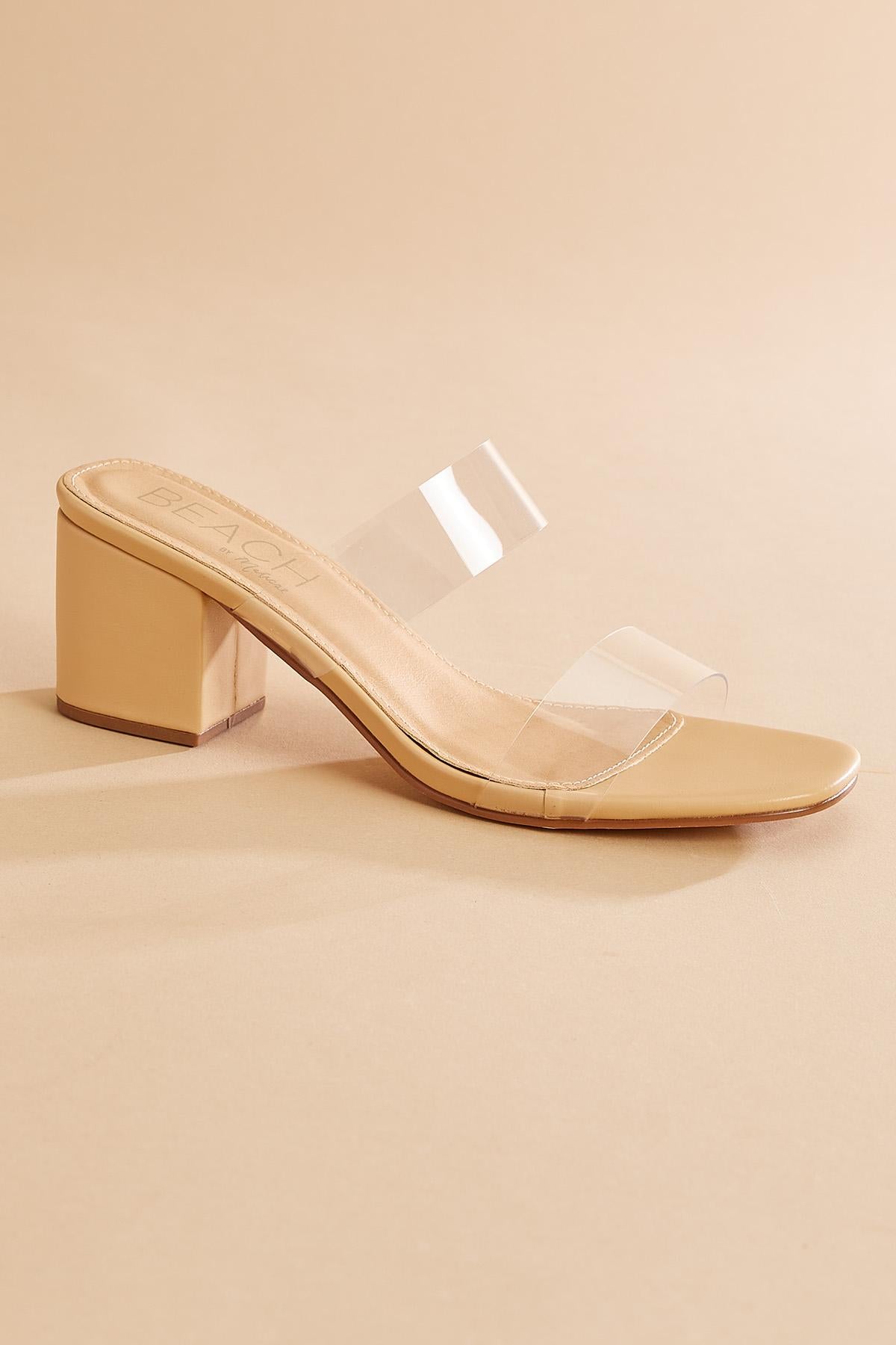 Versona clear lucite band heels CRYSTAL_CLEAR