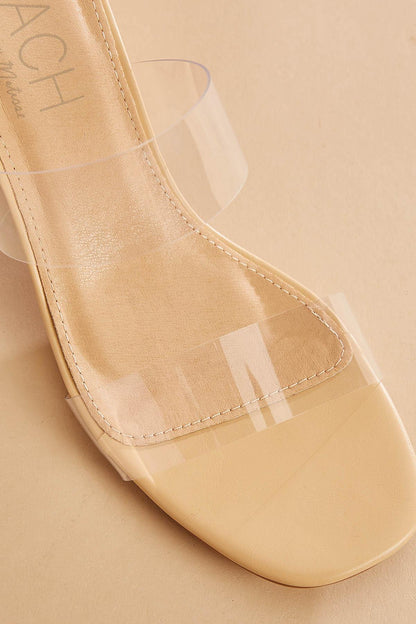 Versona clear lucite band heels CRYSTAL_CLEAR