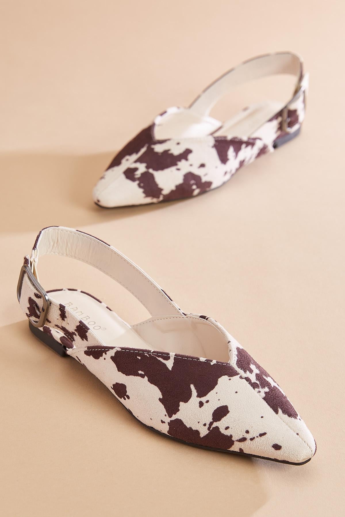 Versona cow print slingback mules COW_PRINT