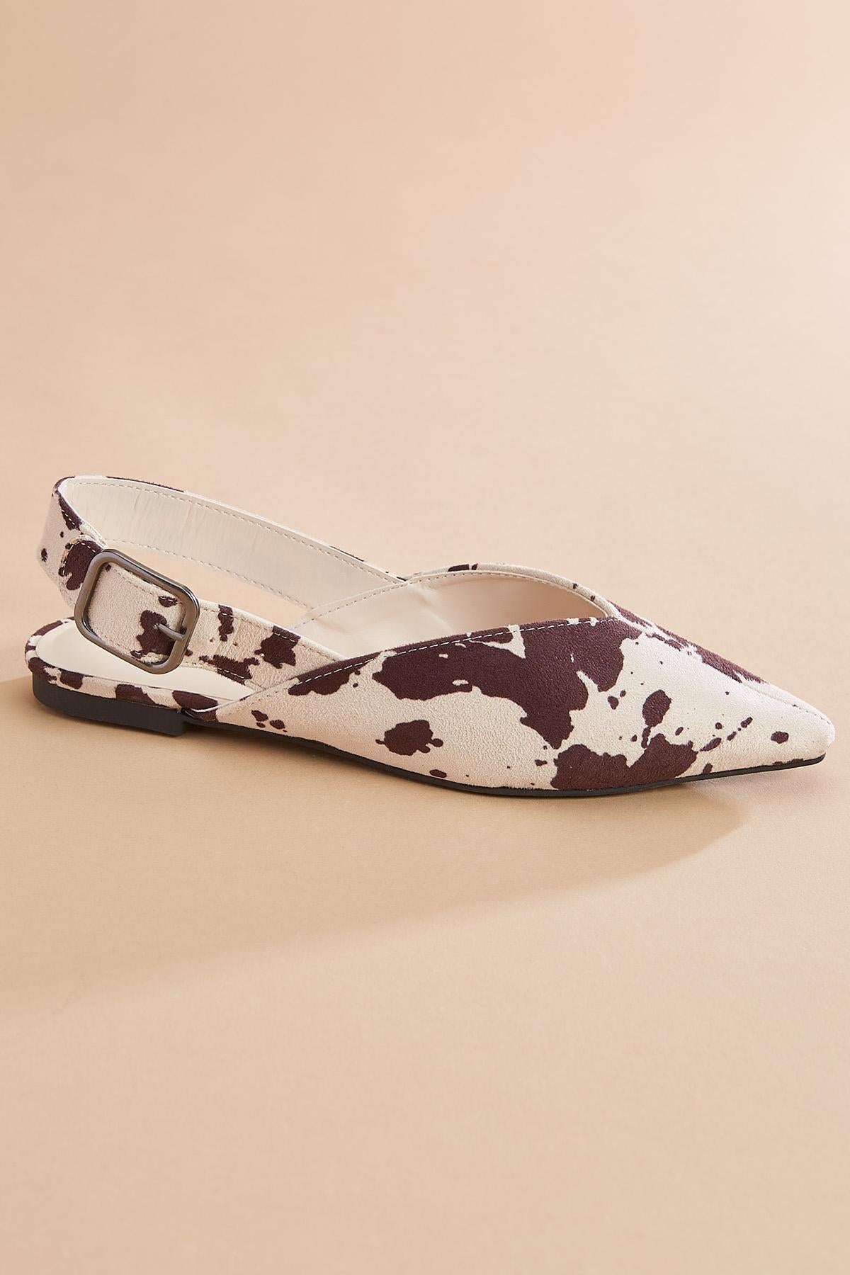 Versona cow print slingback mules COW_PRINT