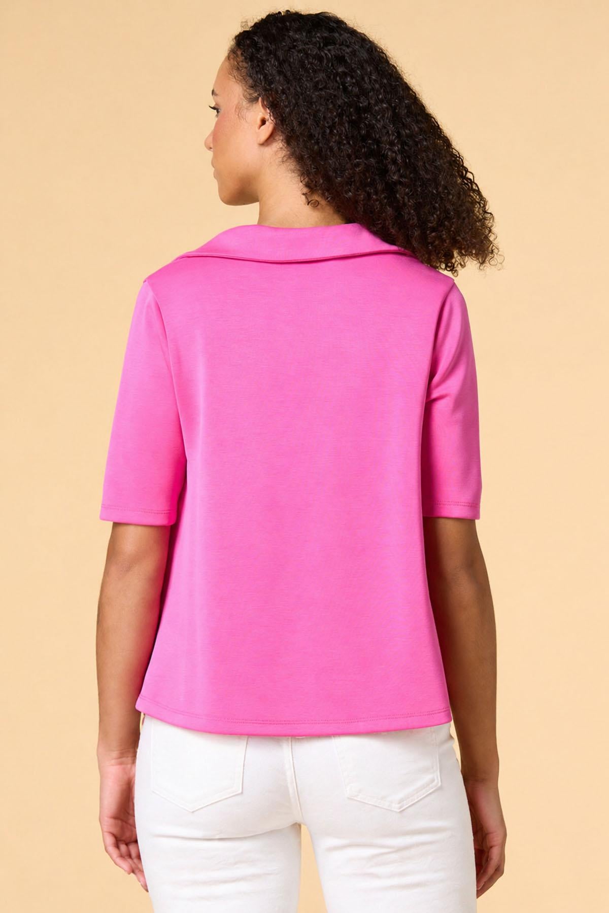 Versona stretch my legs top BRIGHT_PINK