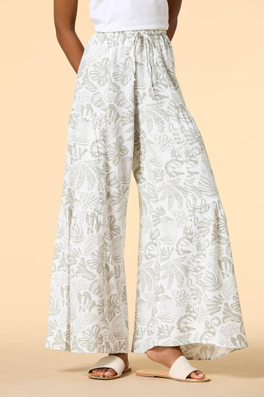 Versona sea grass style pants LIGHT_GREEN