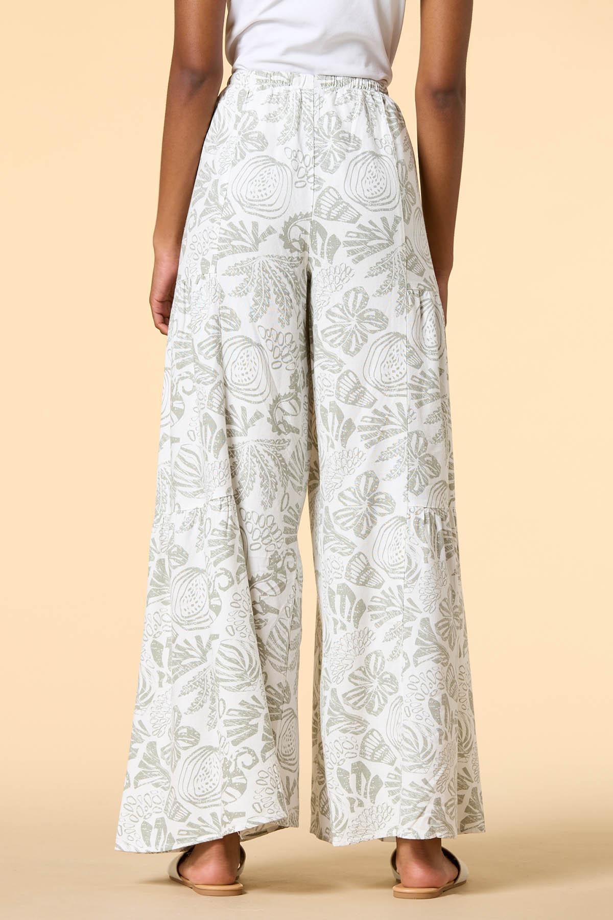 Versona sea grass style pants LIGHT_GREEN