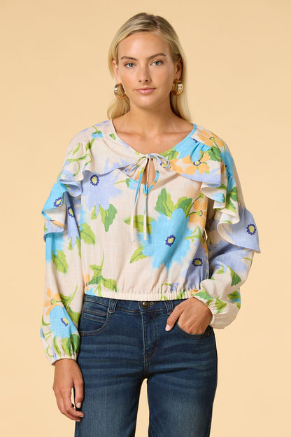 Versona frill of a lifetime top MULTI