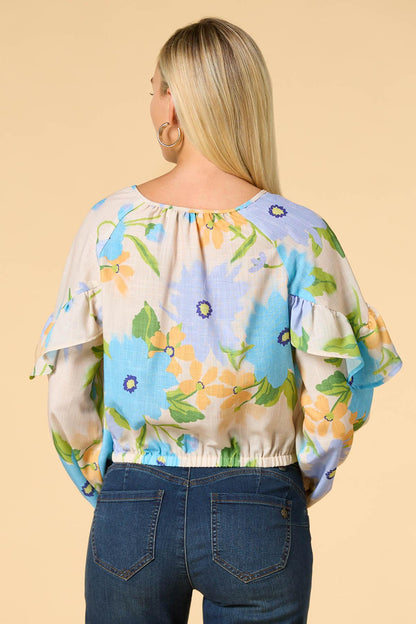 Versona frill of a lifetime top MULTI