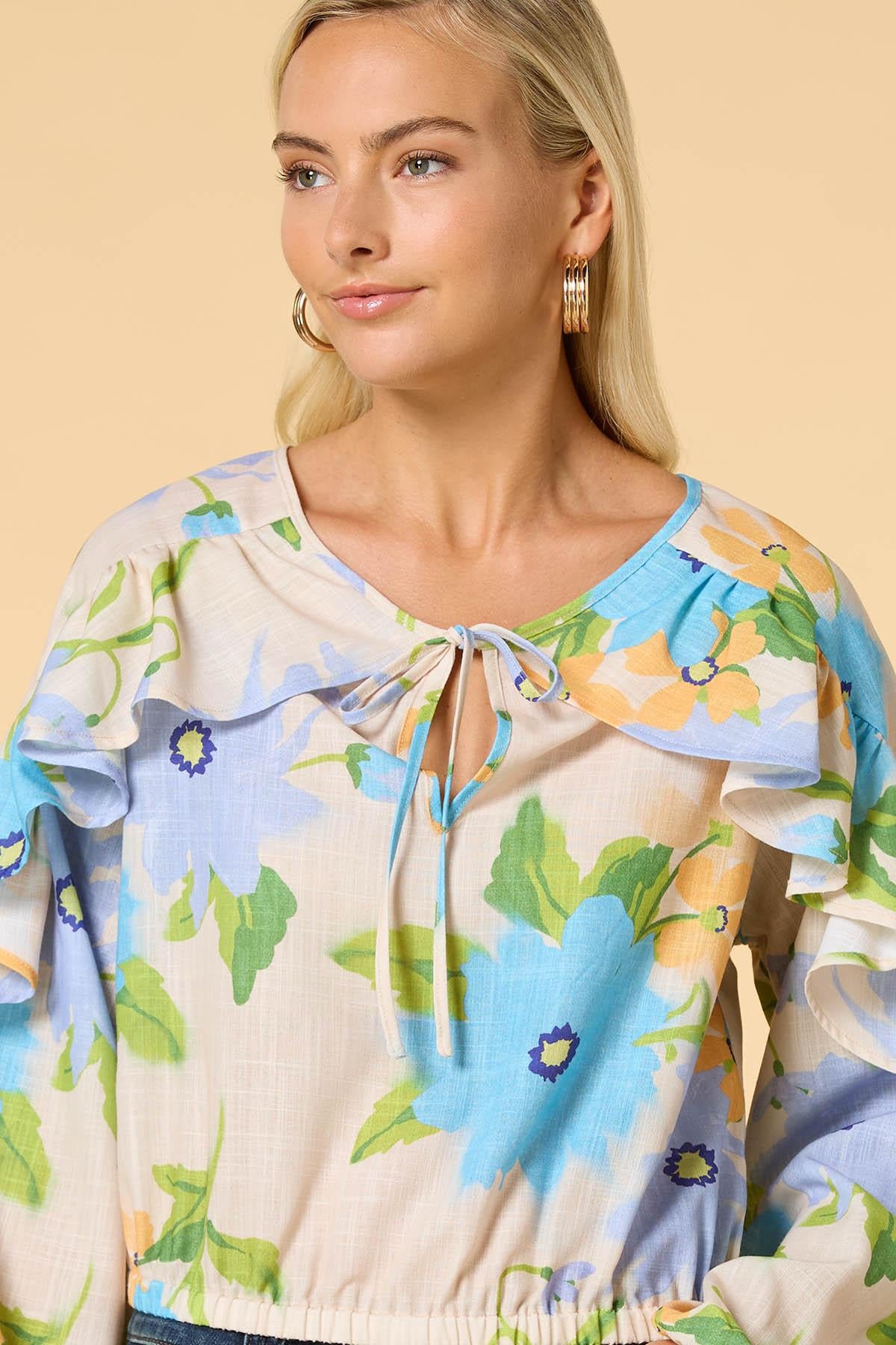 Versona frill of a lifetime top MULTI