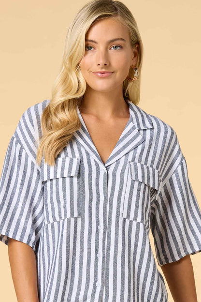 Versona sleepaway camp shirt BLUE_MULTI