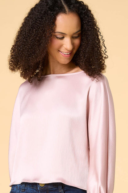 Versona got bubblegum satin top PINK