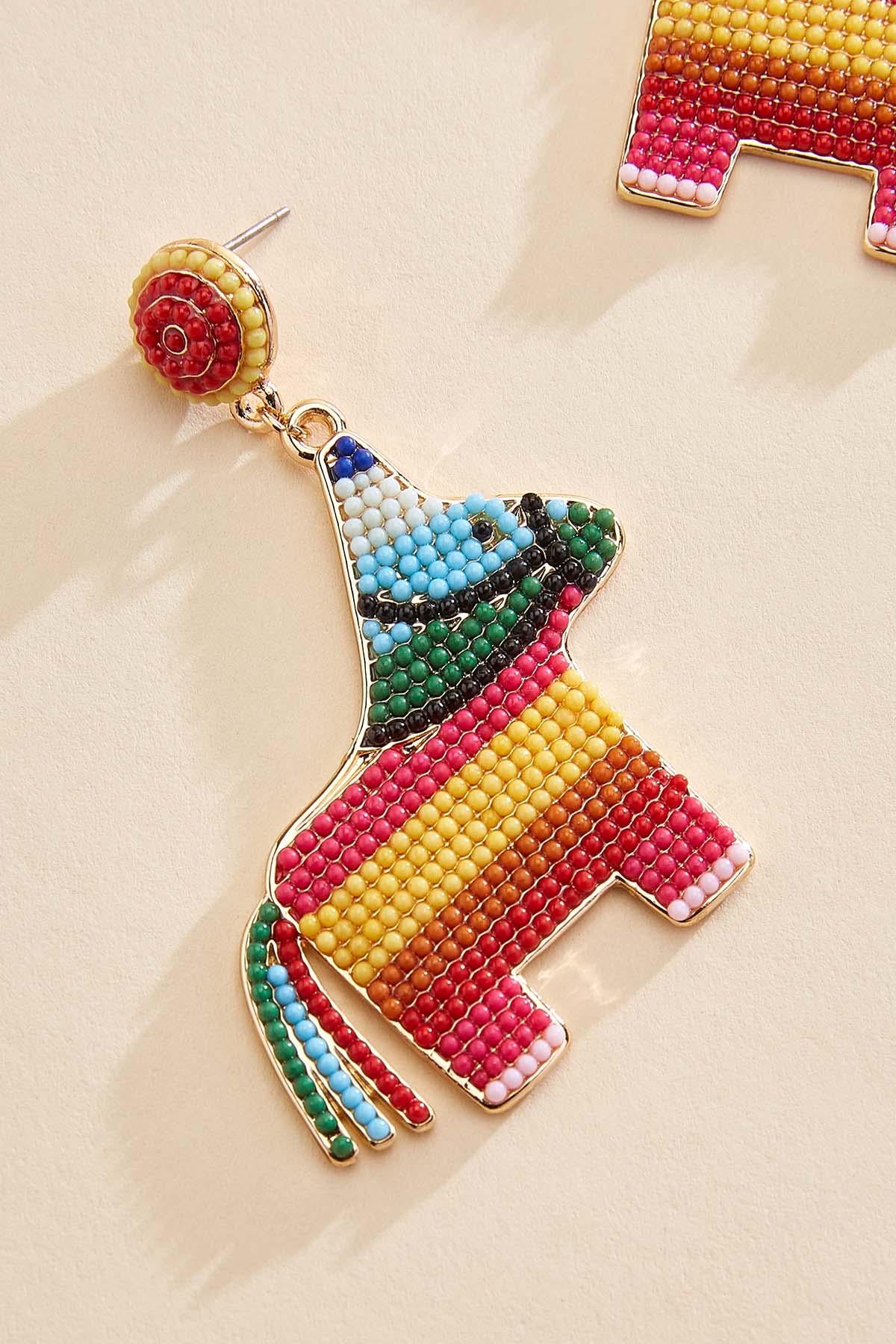 Versona cinco de mayo pinata earrings MULTI_SPRING