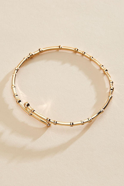 Versona adjustable gold embellished bracelet GOLD