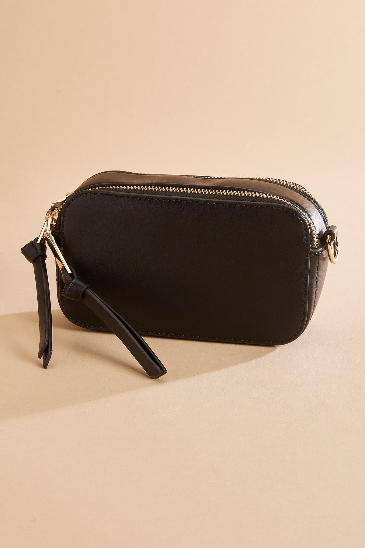 Versona faux leather structured crossbody COFFEE_BEAN