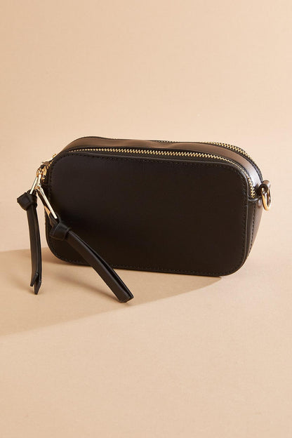 Versona faux leather structured crossbody COFFEE_BEAN