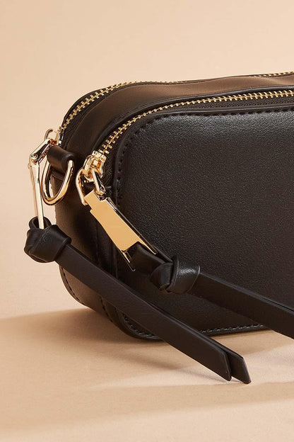 Versona faux leather structured crossbody COFFEE_BEAN