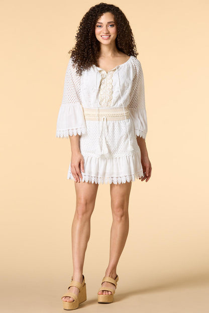 Versona free time mini skirt WHITE