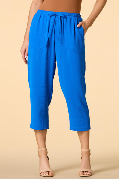 Versona sea to sea cropped pants BLUE