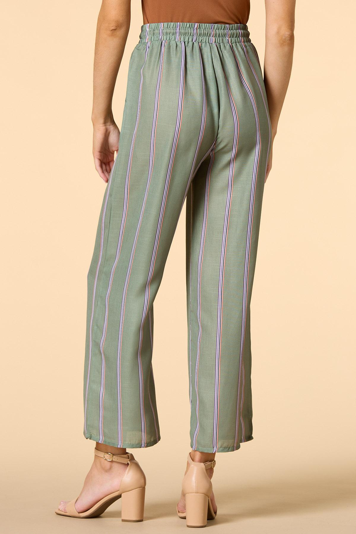 Versona outside the lines pants GREEN_MULTI
