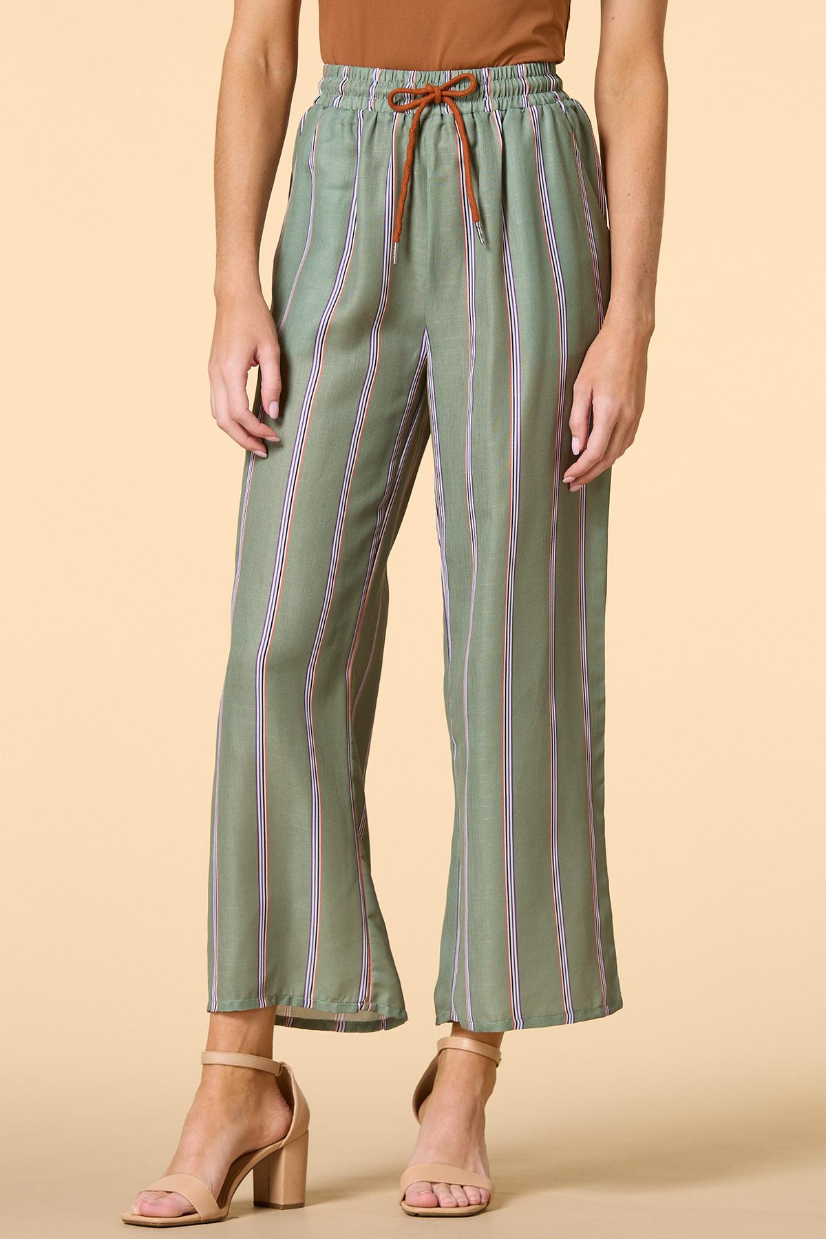 Versona outside the lines pants GREEN_MULTI
