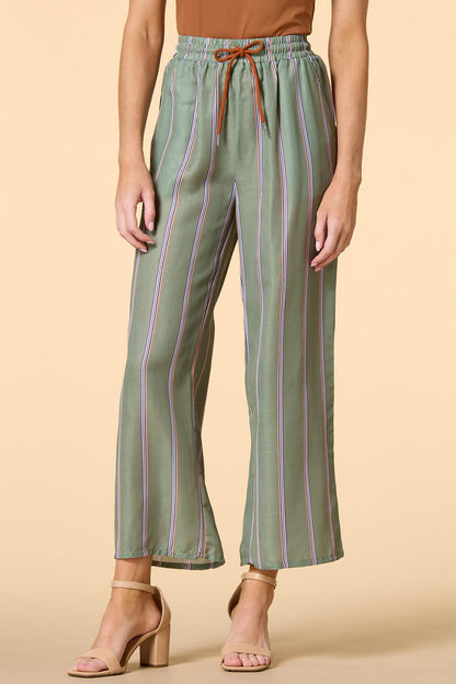 Versona outside the lines pants GREEN_MULTI