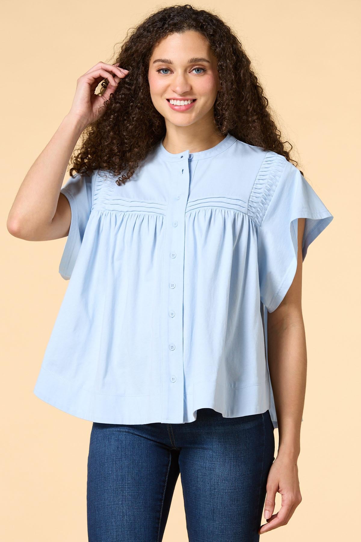 Versona sky diving shirt BLUE