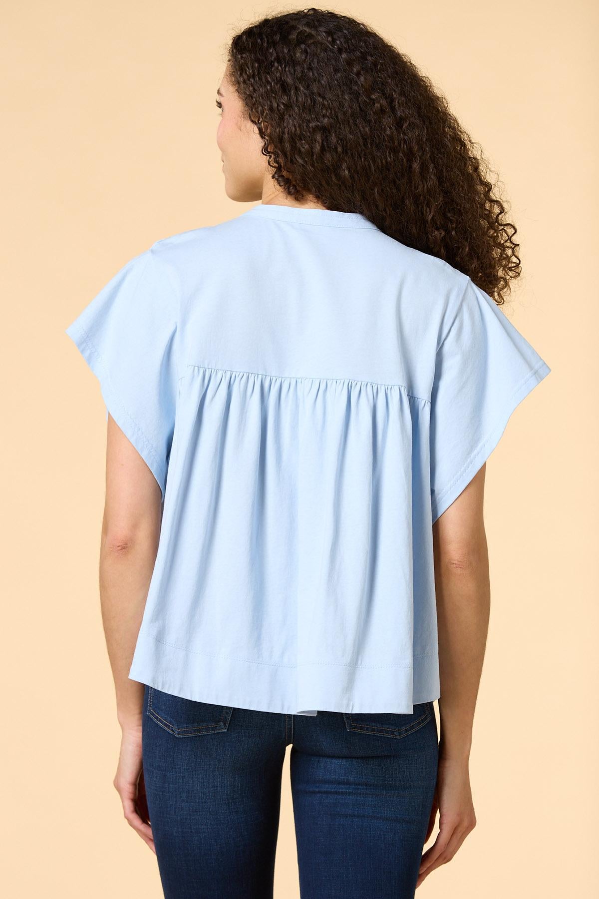 Versona sky diving shirt BLUE