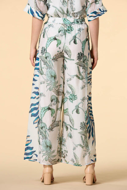 Versona palm reader pants NAVY_MULTI