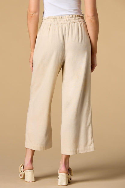 Versona easy breezy linen pants TORTOISE_SHELL