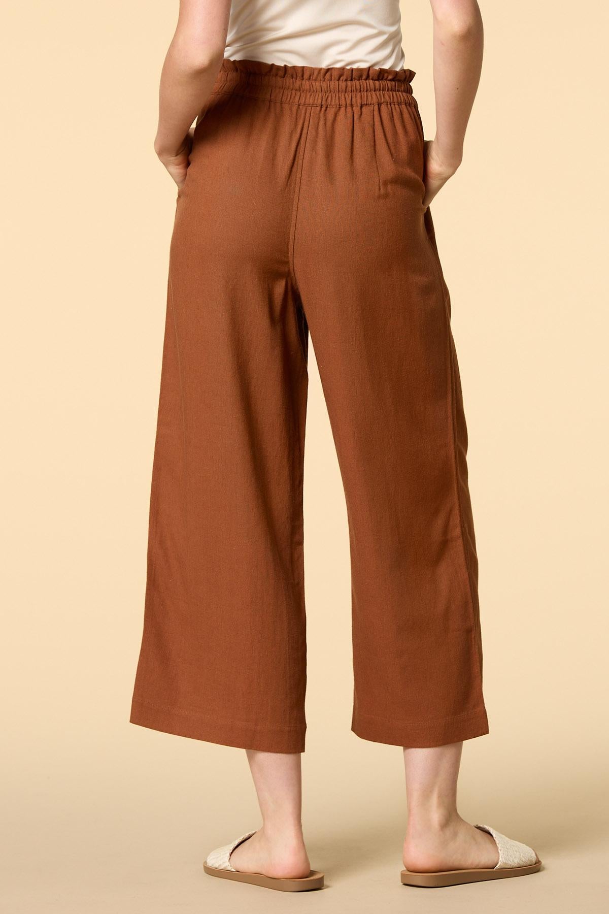 Versona easy breezy linen pants TORTOISE_SHELL